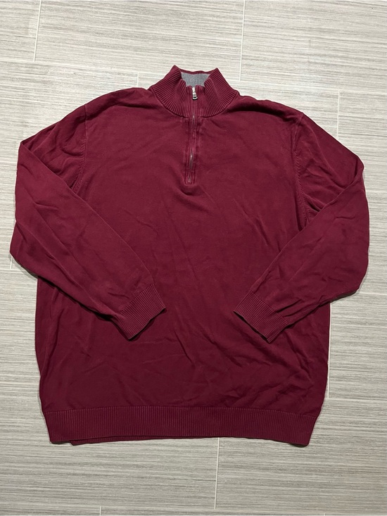 Old Navy Other - Burgundy Men's Half-Zip Sweater - 100% Cotton - XXL